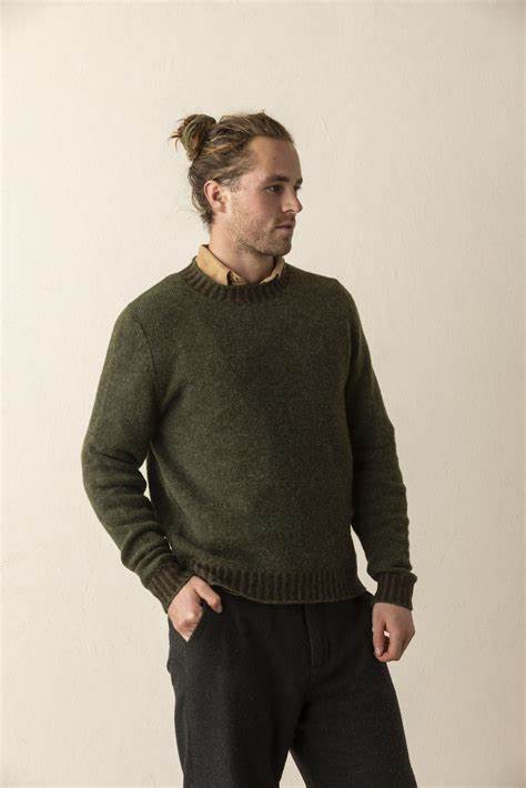 ERIBÉ Braur Mens Sweater Evergreen