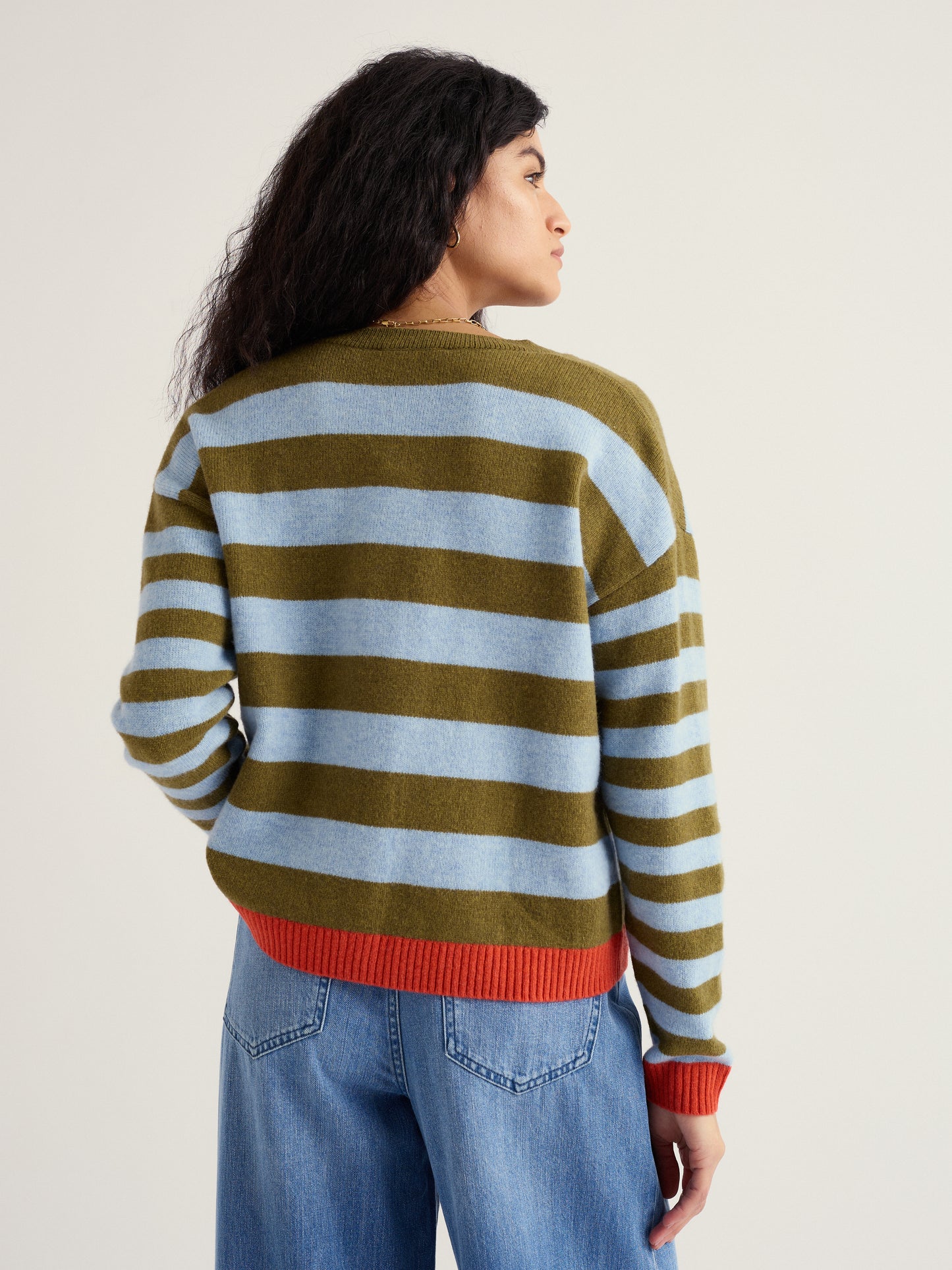 SEASALT CORNWALL - Seasalt Pinwell Cardigan - Bright Shape Seagrass Mix