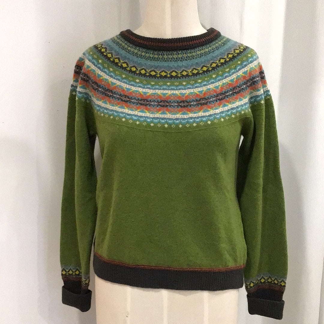 ERIBÉ Alpine Short Sweater Moss