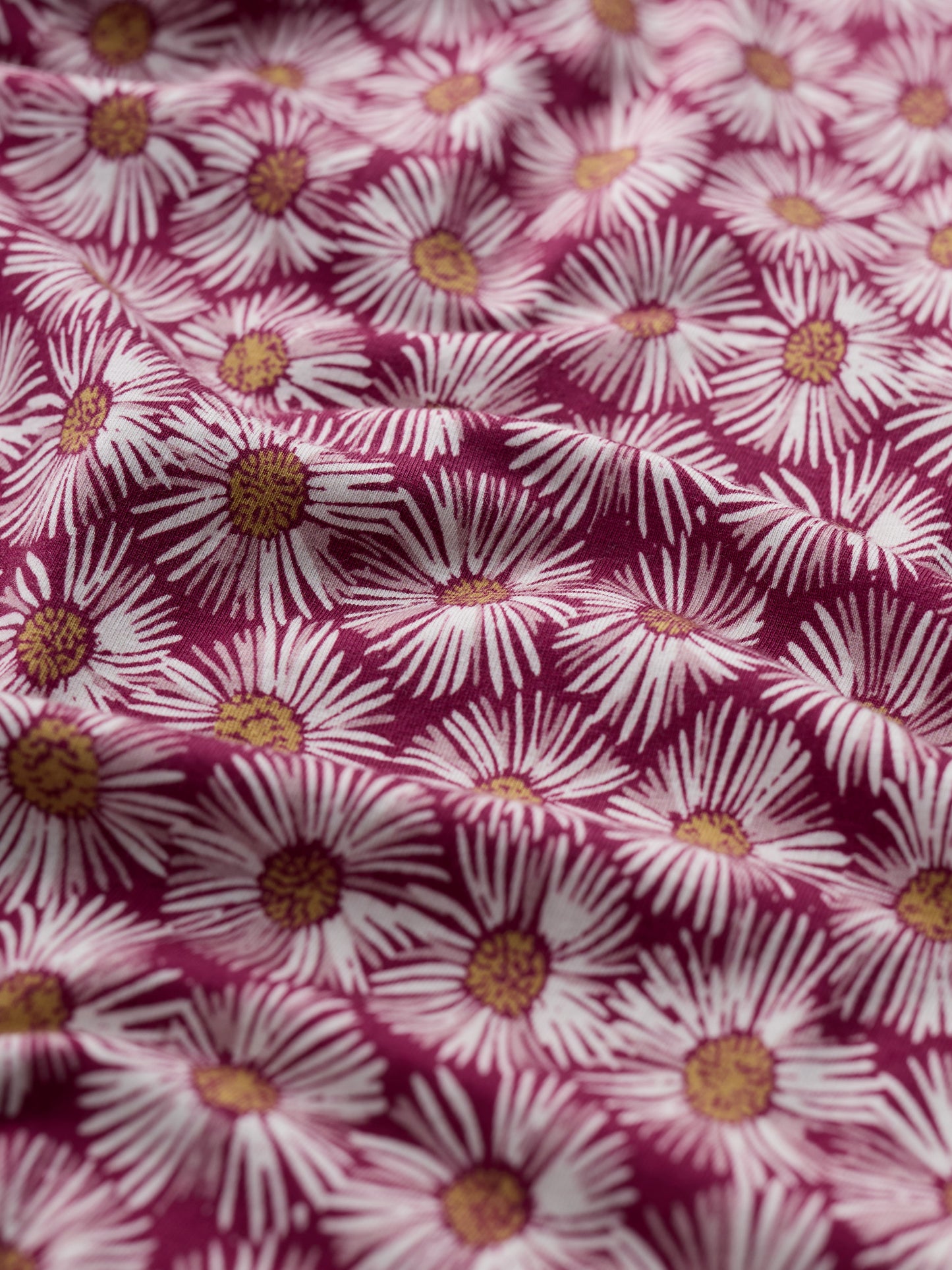 SEASALT CORNWALL - Rose Cotton Skirt - Painted Asters Dark Freesia