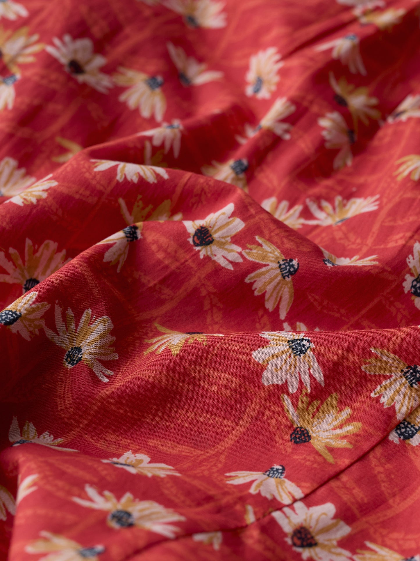 SEASALT CORNWALL - Rushmaker Shirt - Echinacea Stems Tomato