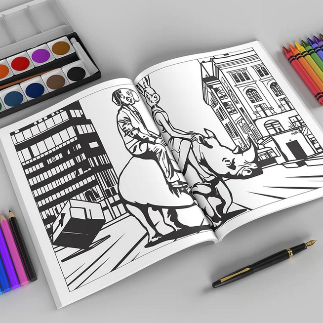 GILLIE AND MARC – Colouring Book