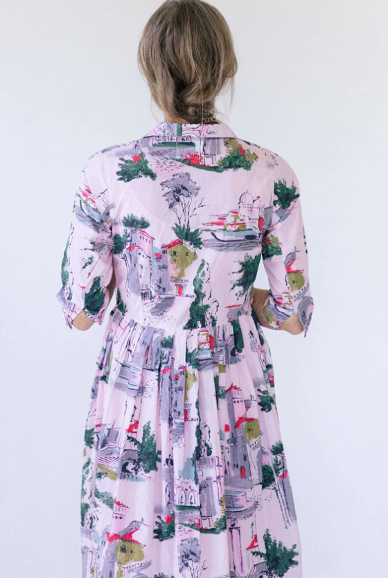 Gianna dress in Sorrento *organic cotton