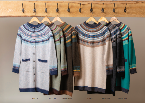 ERIBÉ Alpine Fairisle Coat - Pegasus