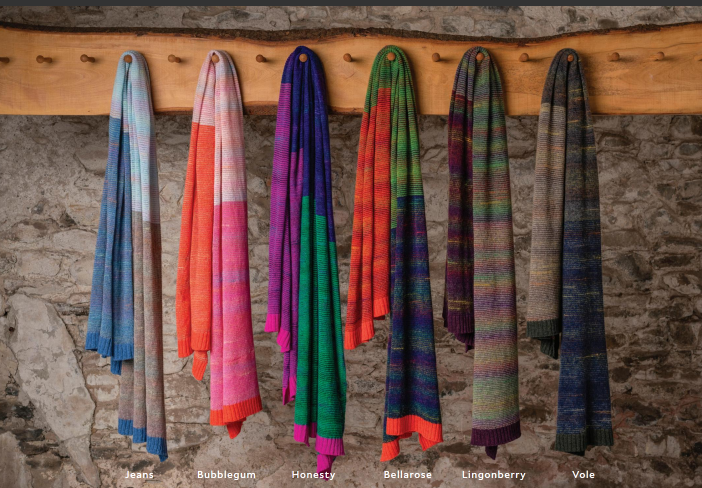 ERIBÉ Treeline Wrap Wool - Lime