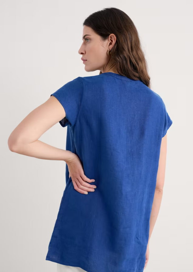 SEASALT CORNWALL - Little Croft Tunic - Bright Marine