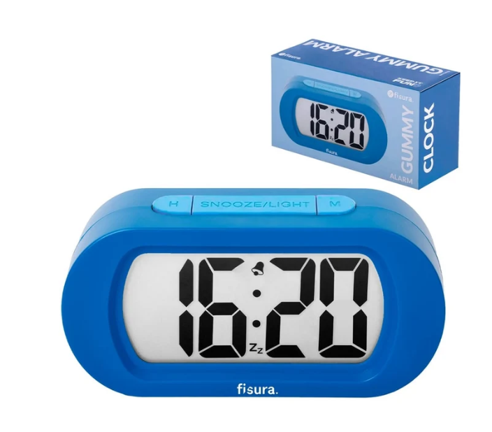 Fisura - Gummy Alarm Clock - Blue