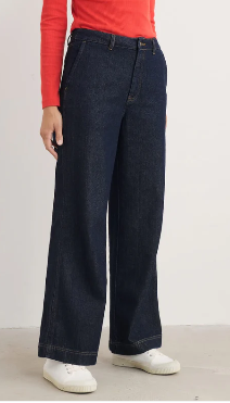 SEASALT CORNWALL - Sennon Cove Jean - Dark Wash Grain