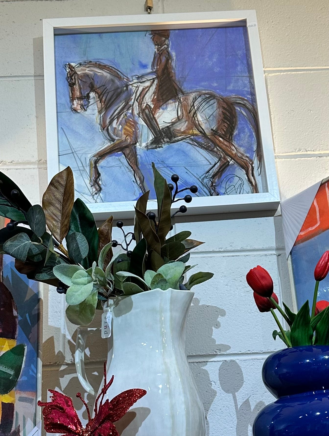 Original artwork "Dressage Horse and Rider" - Art of Equestrian