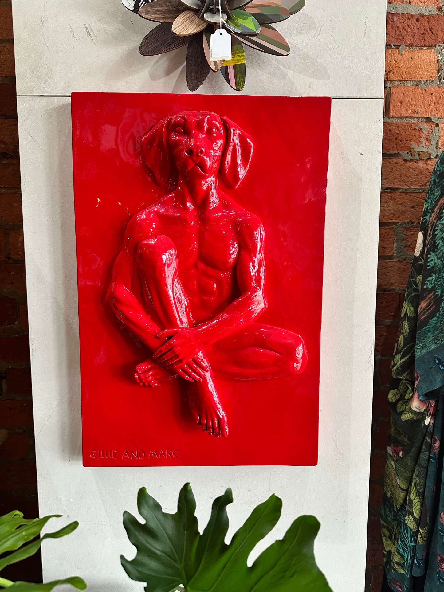 GILLIE & MARC -Dogman Resin Wall Hanging