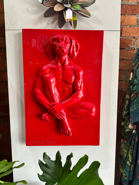 GILLIE & MARC -Dogman Resin Wall Hanging