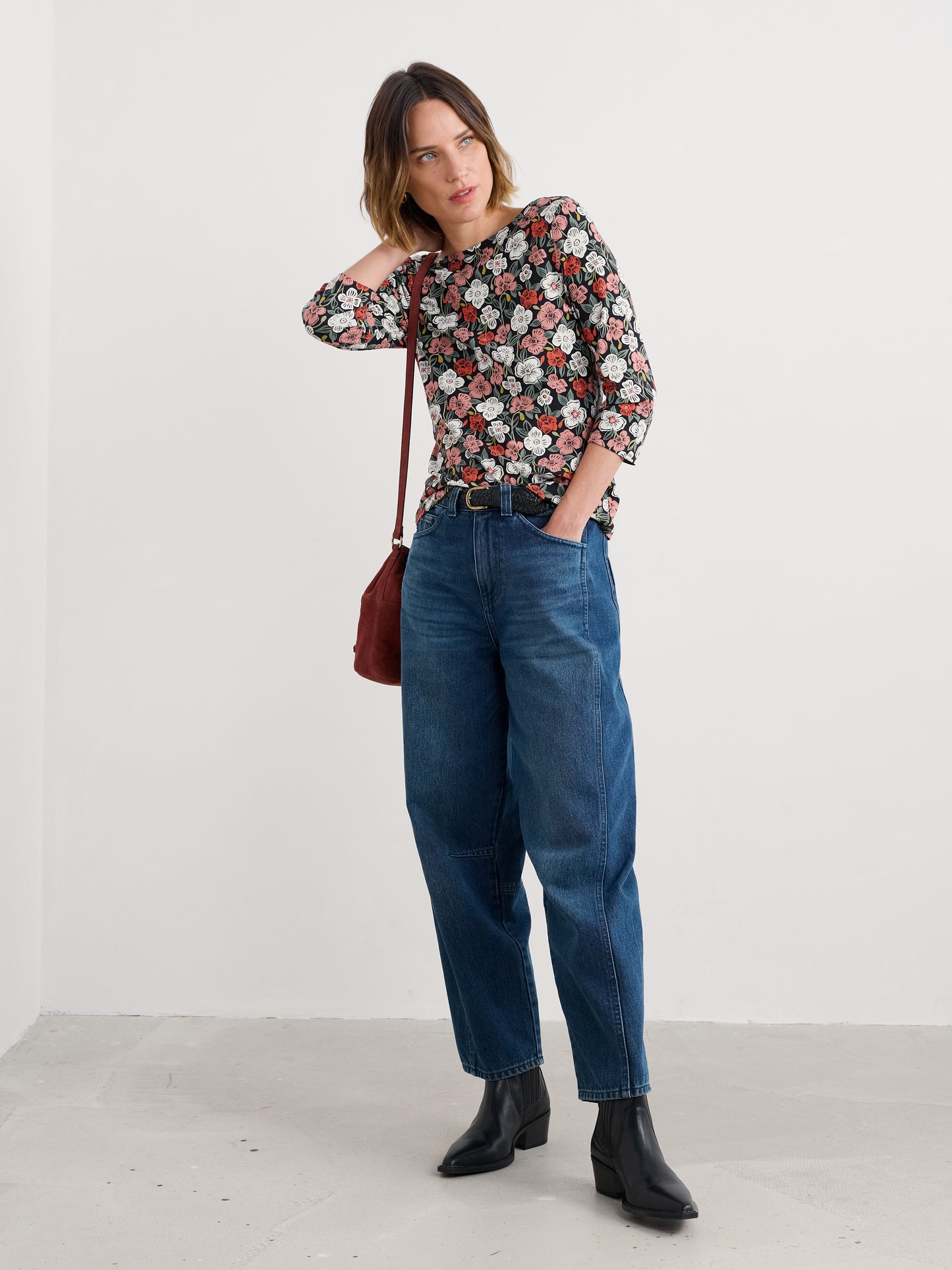 SEASALT CORNWALL - Easel Top -  Floral Tumble Onyx