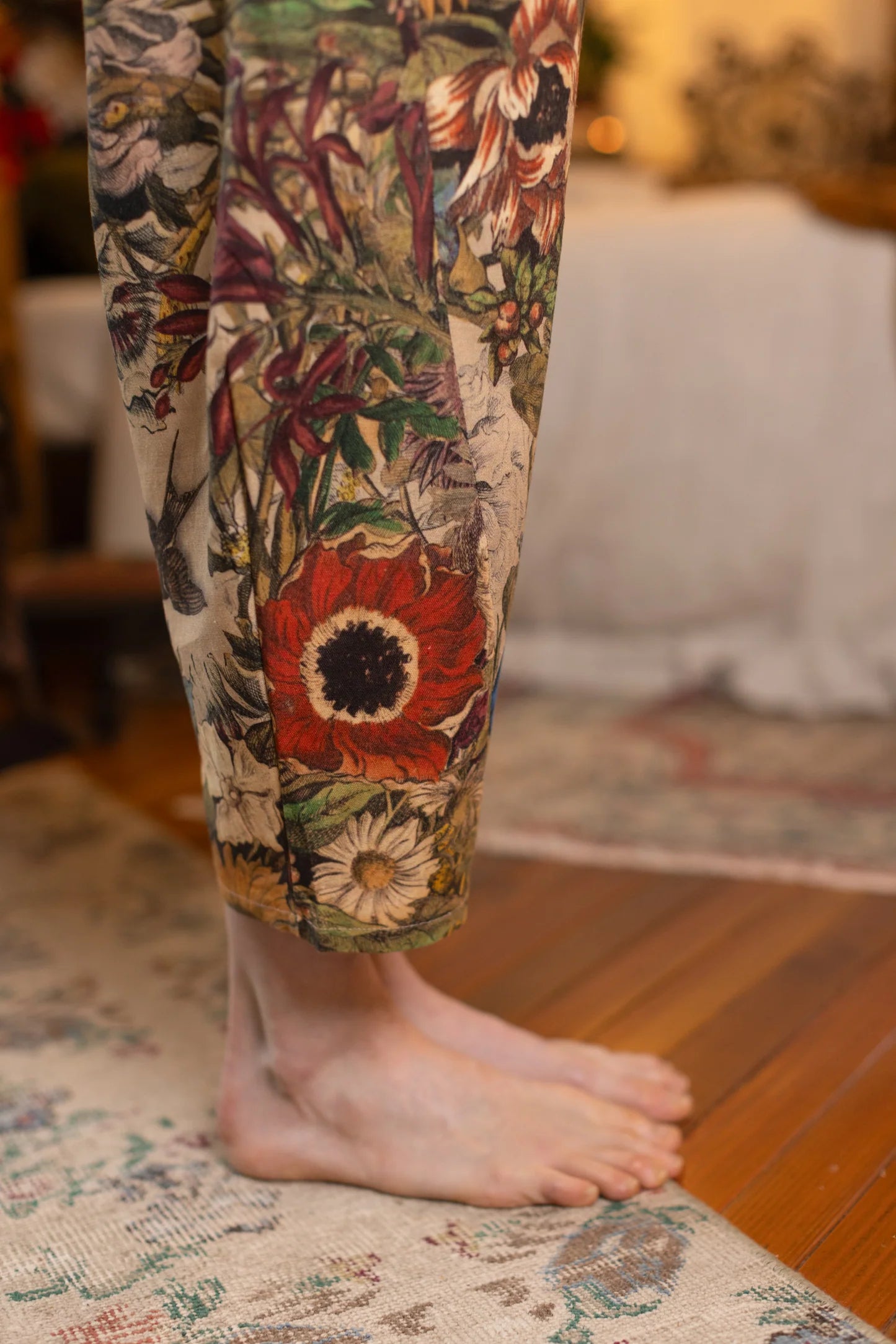 MARKET OF STARS - Golden Hour Linen Cropped Artist Pant