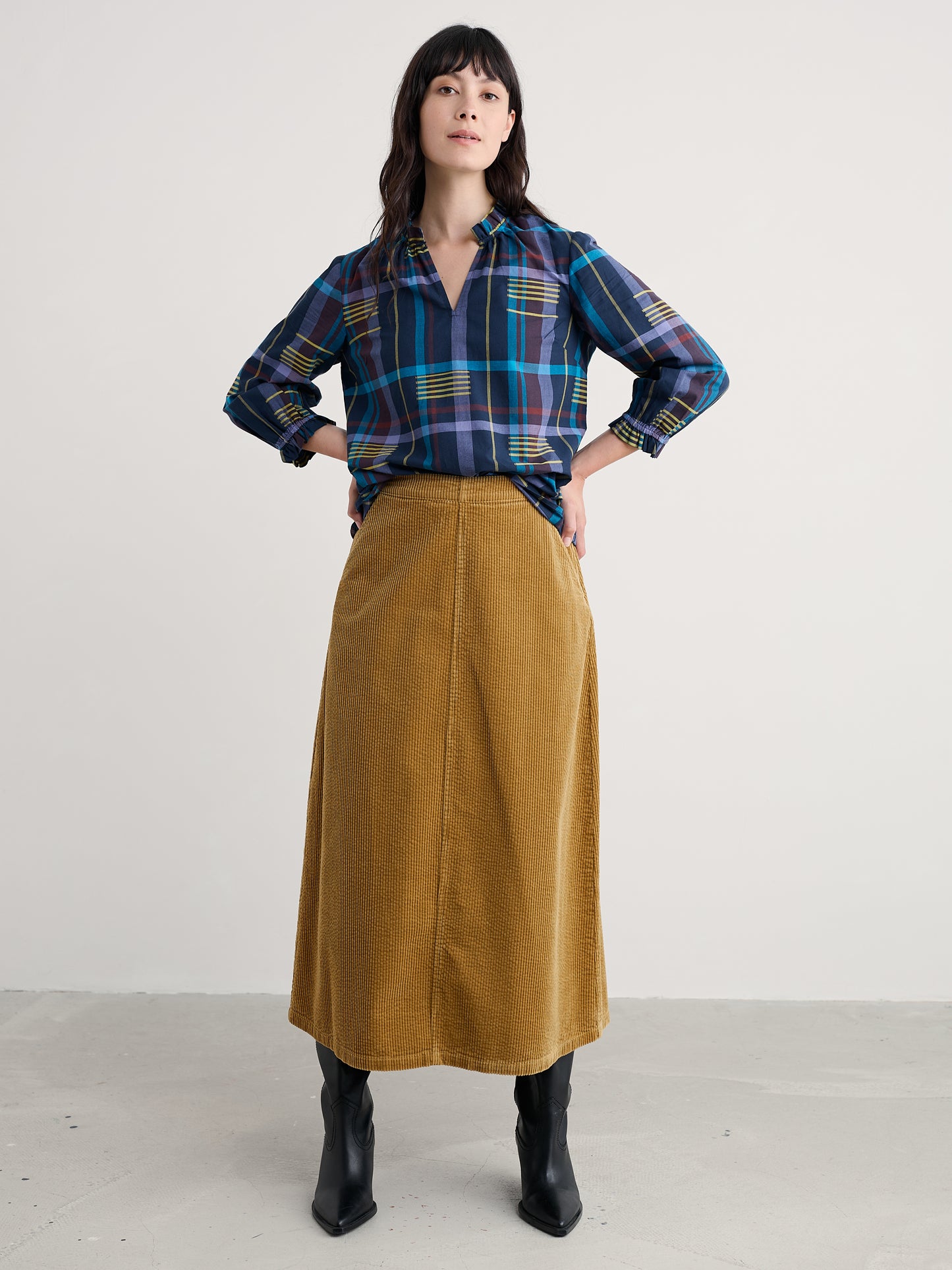 SEASALT CORNWALL - Aggie Top - Cherry Tree Teal
