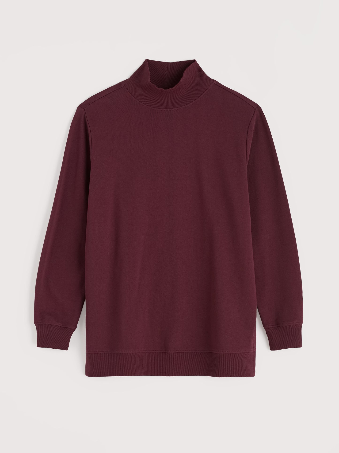 SEASALT CORNWALL - Bremble Organic Cotton Sweatshirt - Dark Hellebore