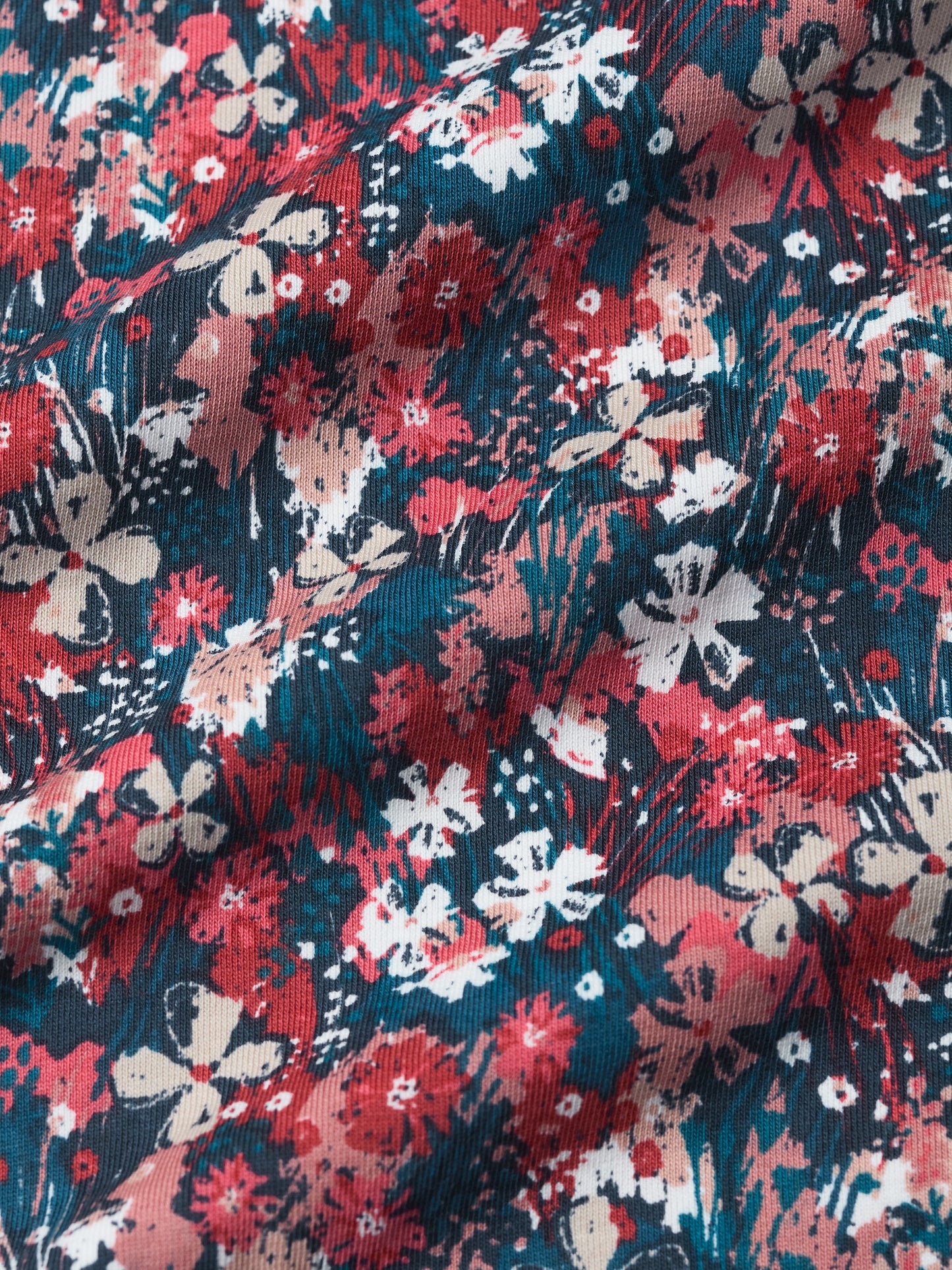 SEASALT CORNWALL - Bright Wave Sweatshirt - Moorland Floral Squash