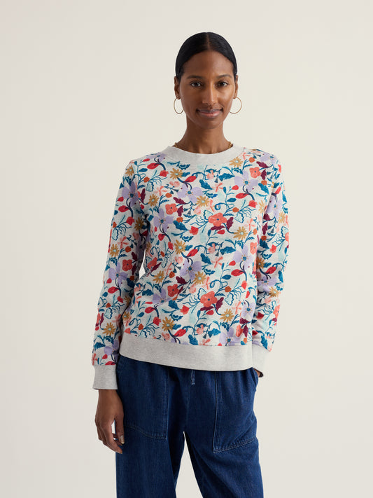 SEASALT CORNWALL - Bright Wave Crew Neck Sweatshirt - Winding Meadow Mix