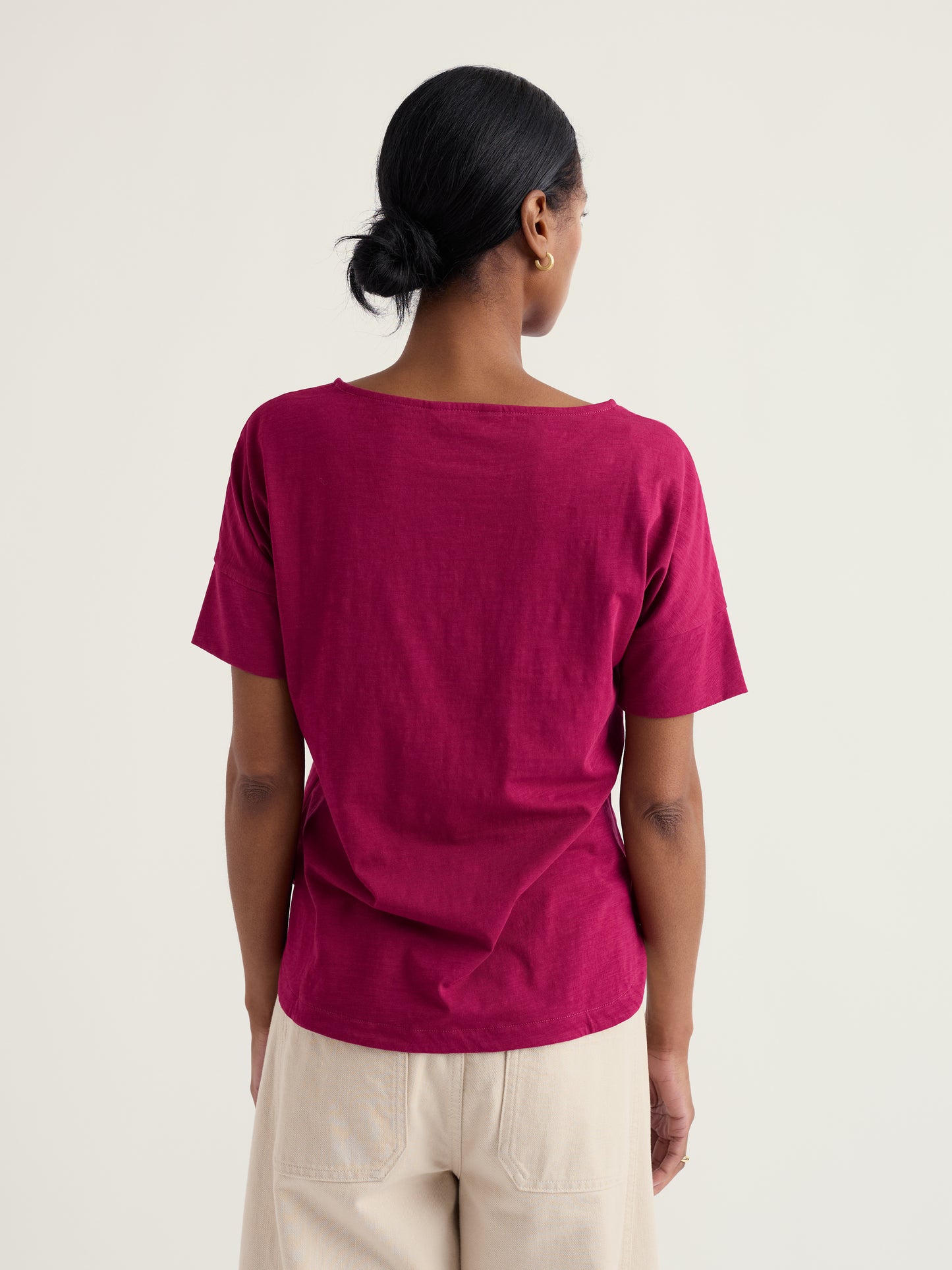 SEASALT CORNWALL - Bryher View T-Shirt - Dark Freesia