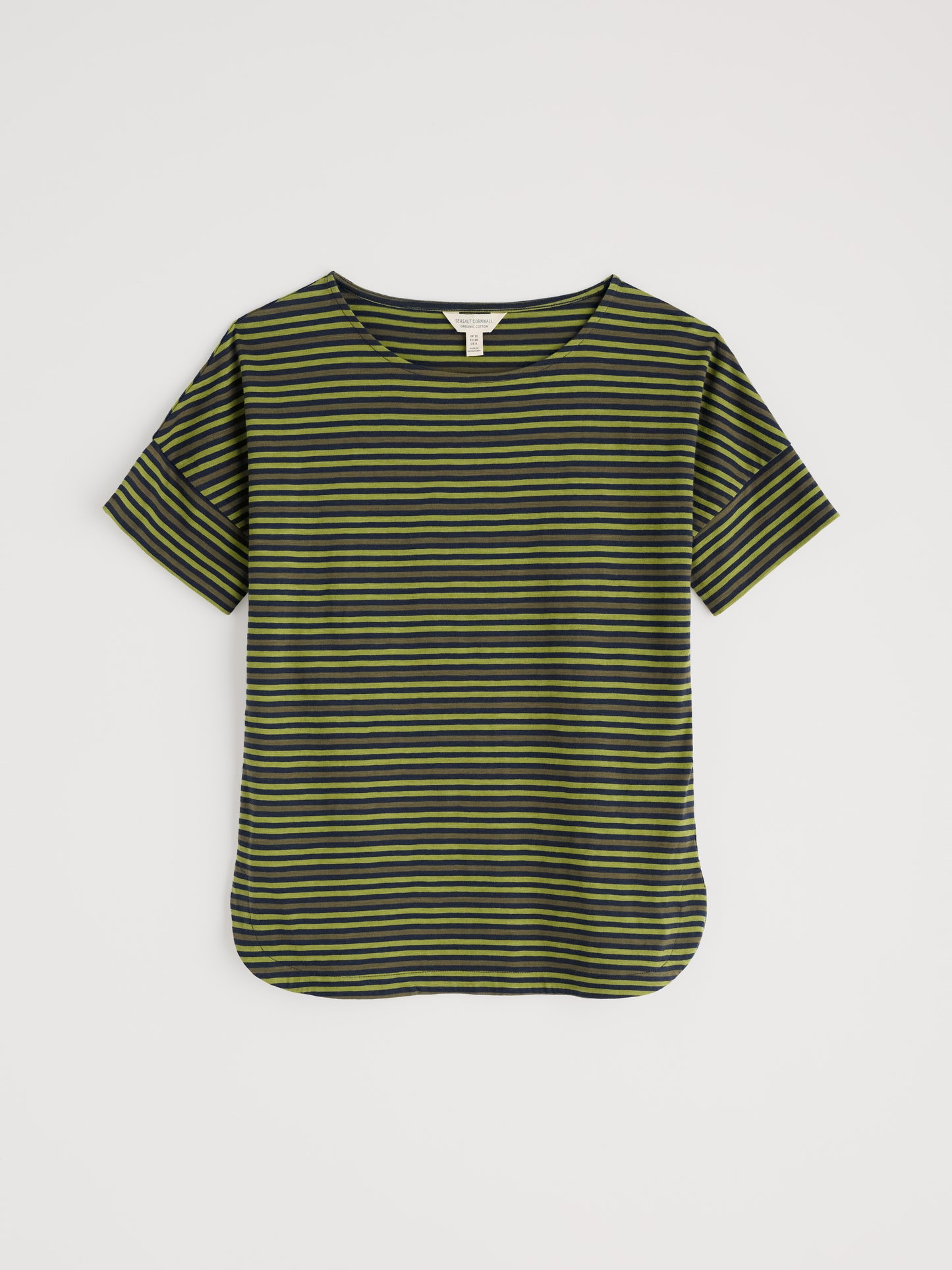 SEASALT CORNWALL - Bryher View TShirt - Pellitras Maritime Aloe