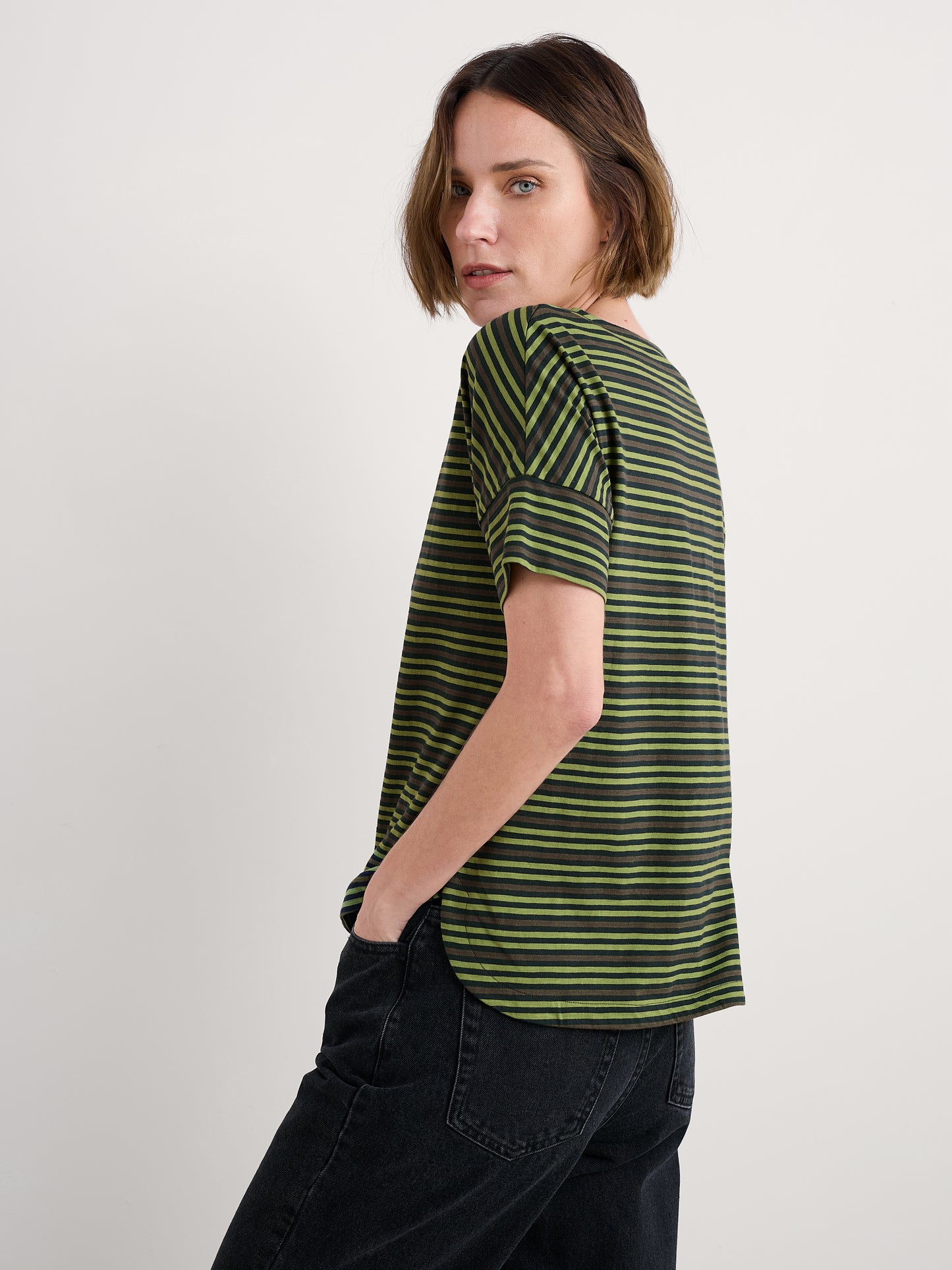 SEASALT CORNWALL - Bryher View TShirt - Pellitras Maritime Aloe