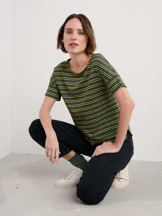 SEASALT CORNWALL - Bryher View TShirt - Pellitras Maritime Aloe