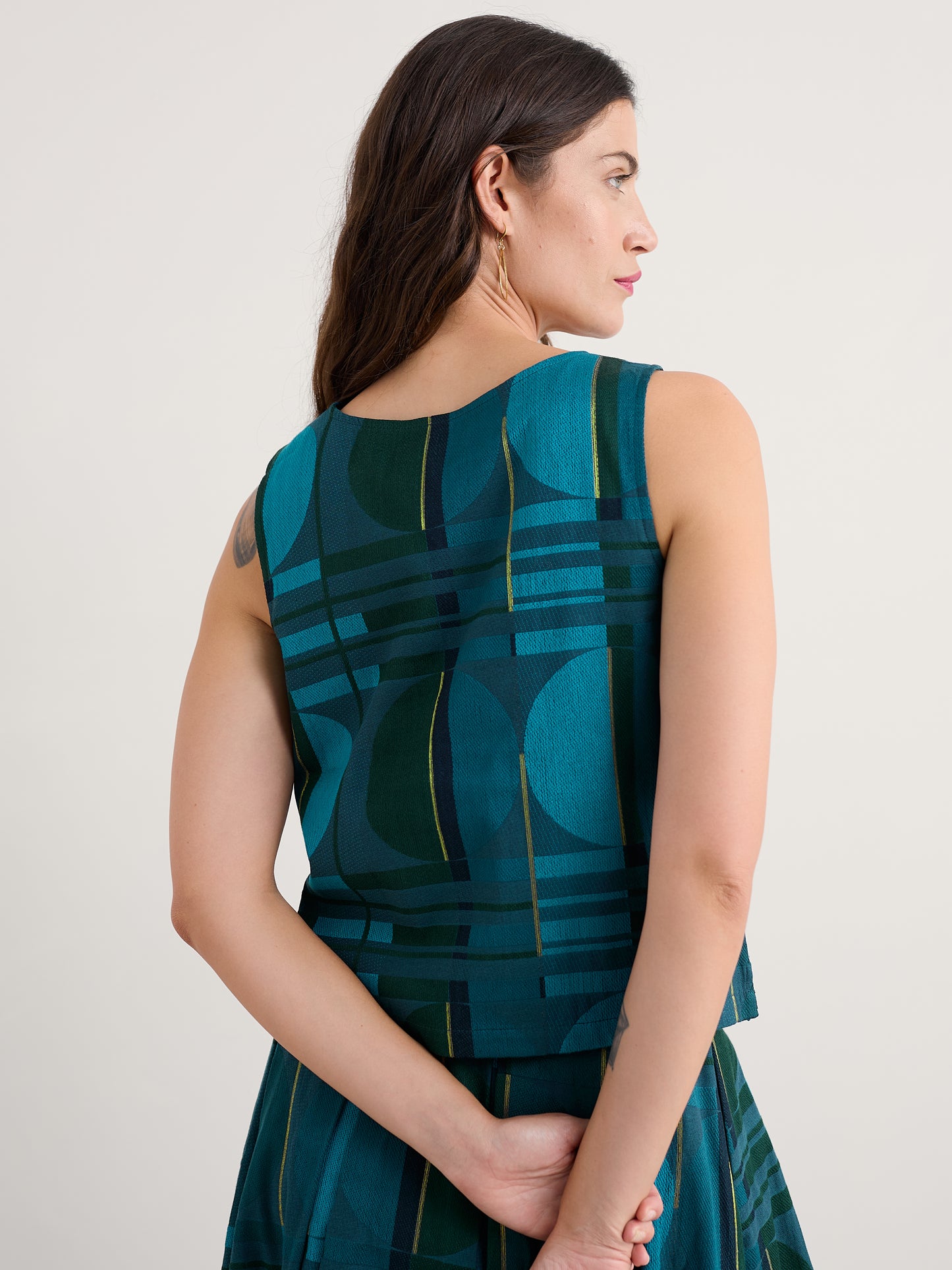 SEASALT CORNWALL - Colour Study Top - Picrous Jacquard