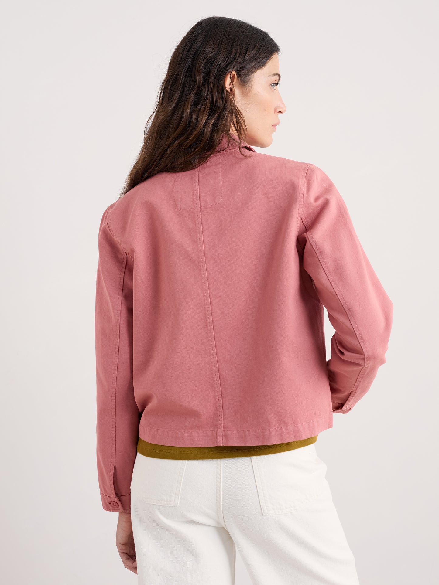 SEASALT CORNWALL - Coombe Lane Cotton Jacket - Dusty Rose