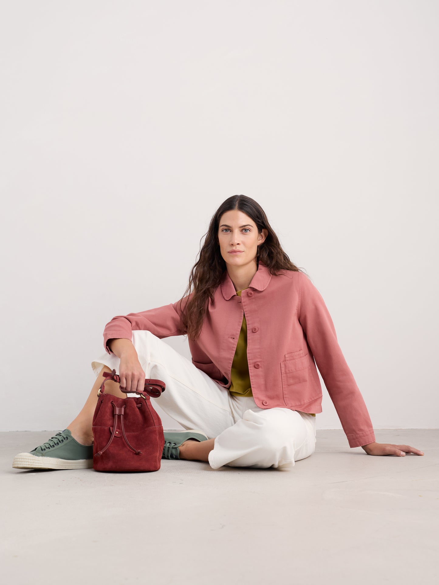 SEASALT CORNWALL - Coombe Lane Cotton Jacket - Dusty Rose