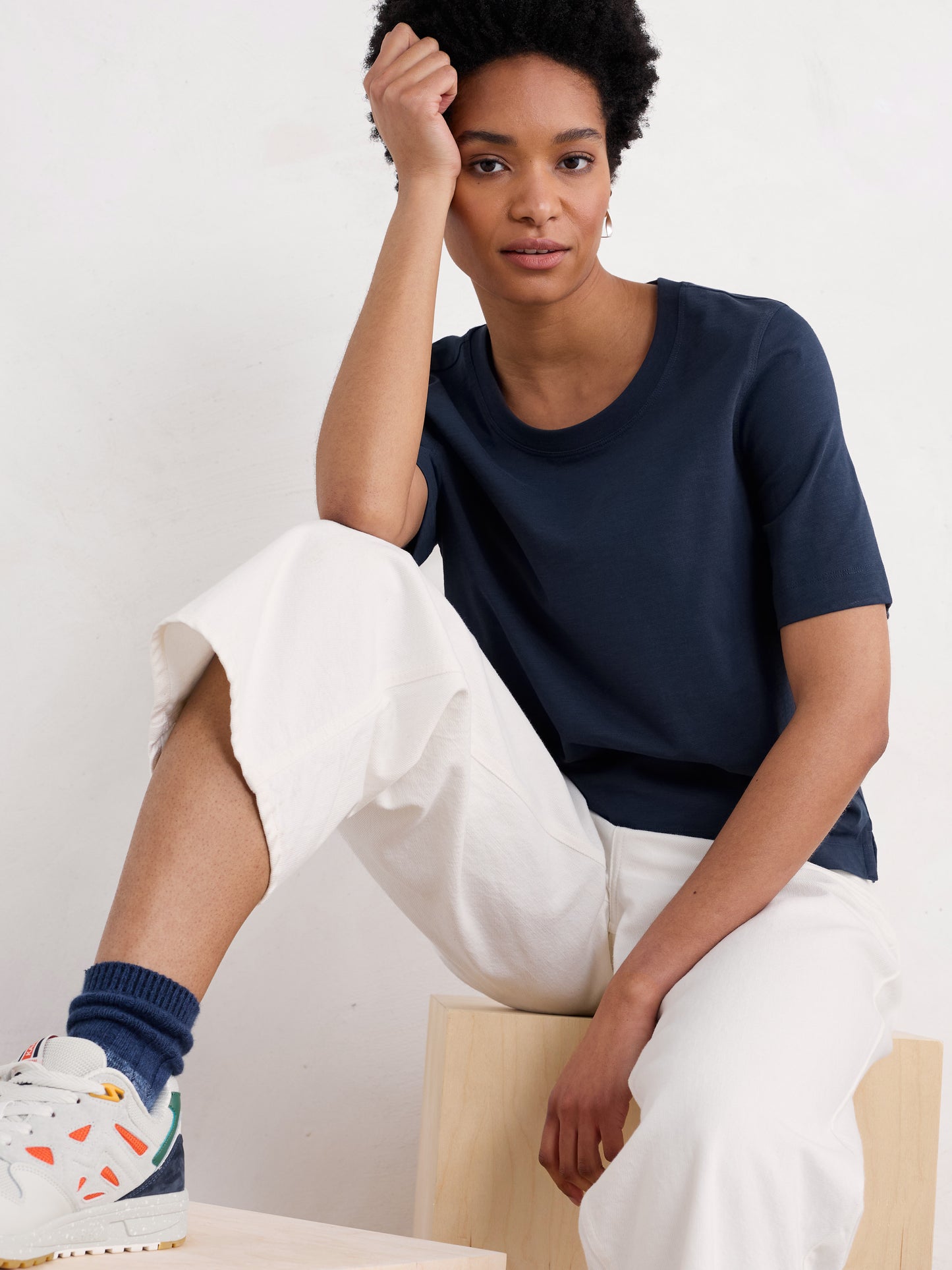 SEASALT CORNWALL - Copseland TShirt - Maritime