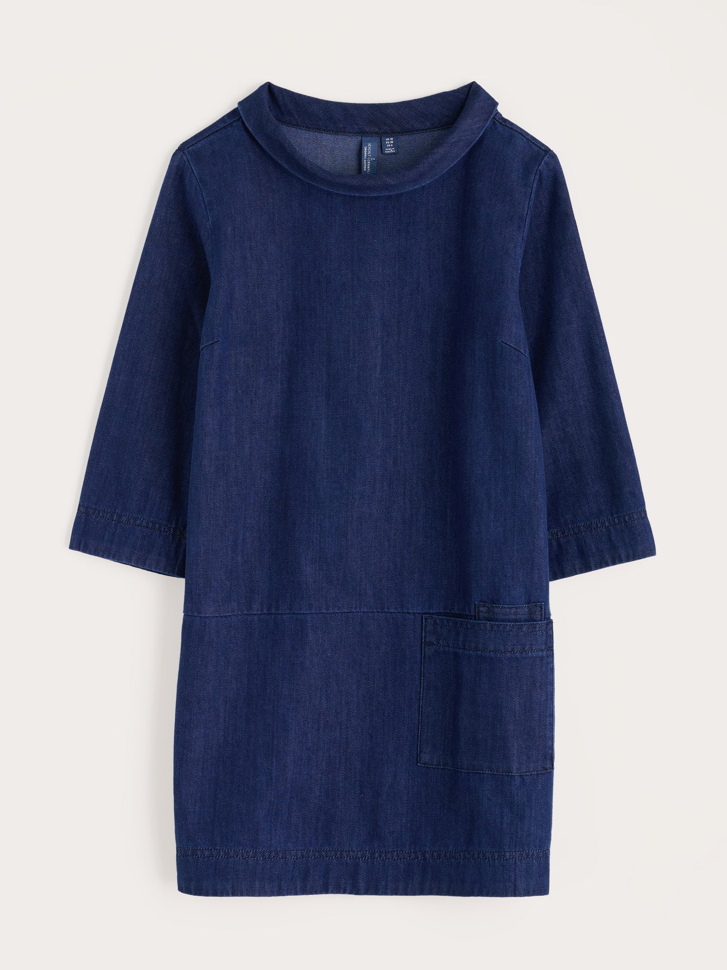 SEASALT CORNWALL - Curlew Cry Denim Tunic - Mid Wash