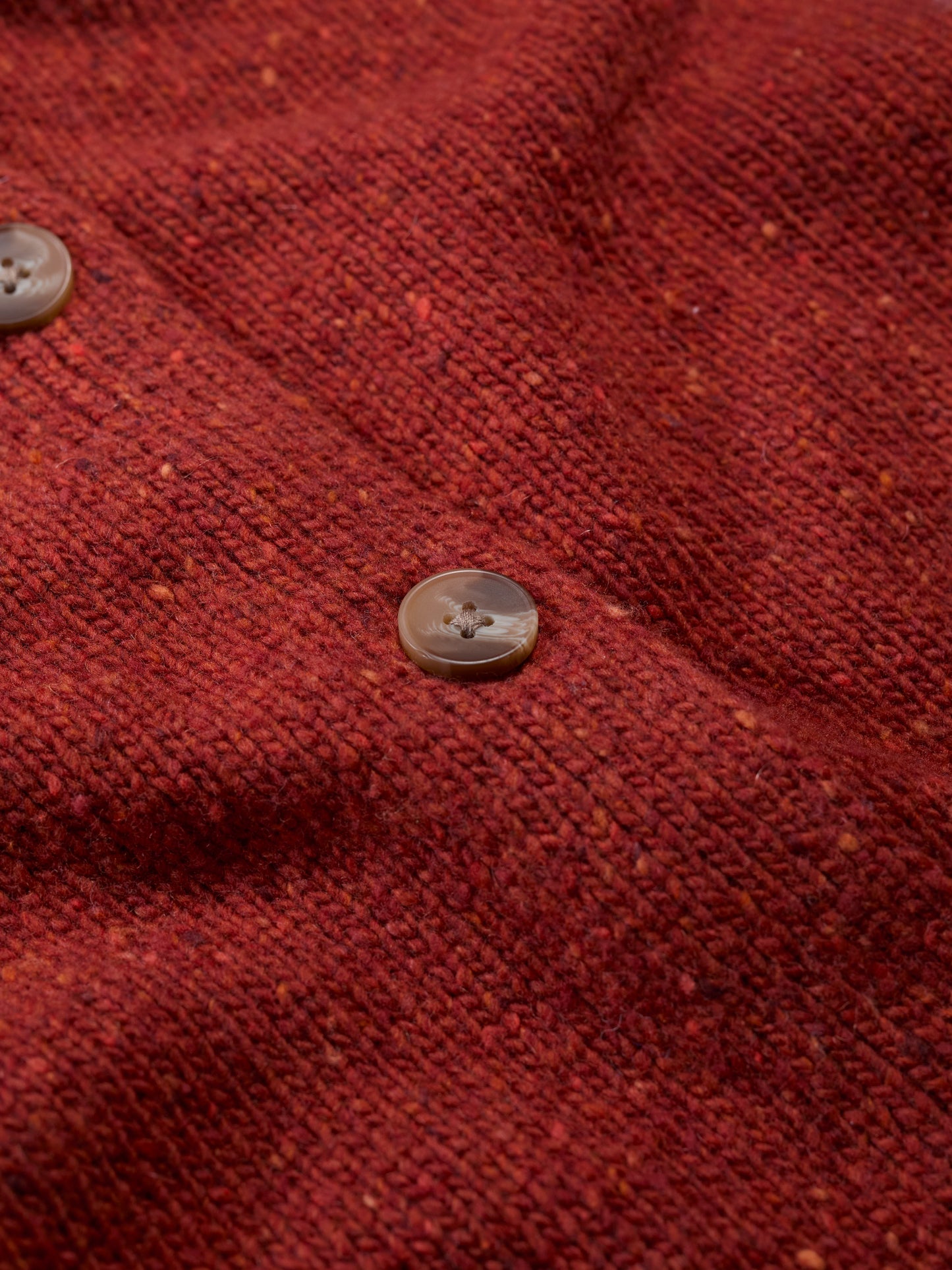 SEASALT CORNWALL - Dawson Pick Merino Rich Cardigan - Red Sail