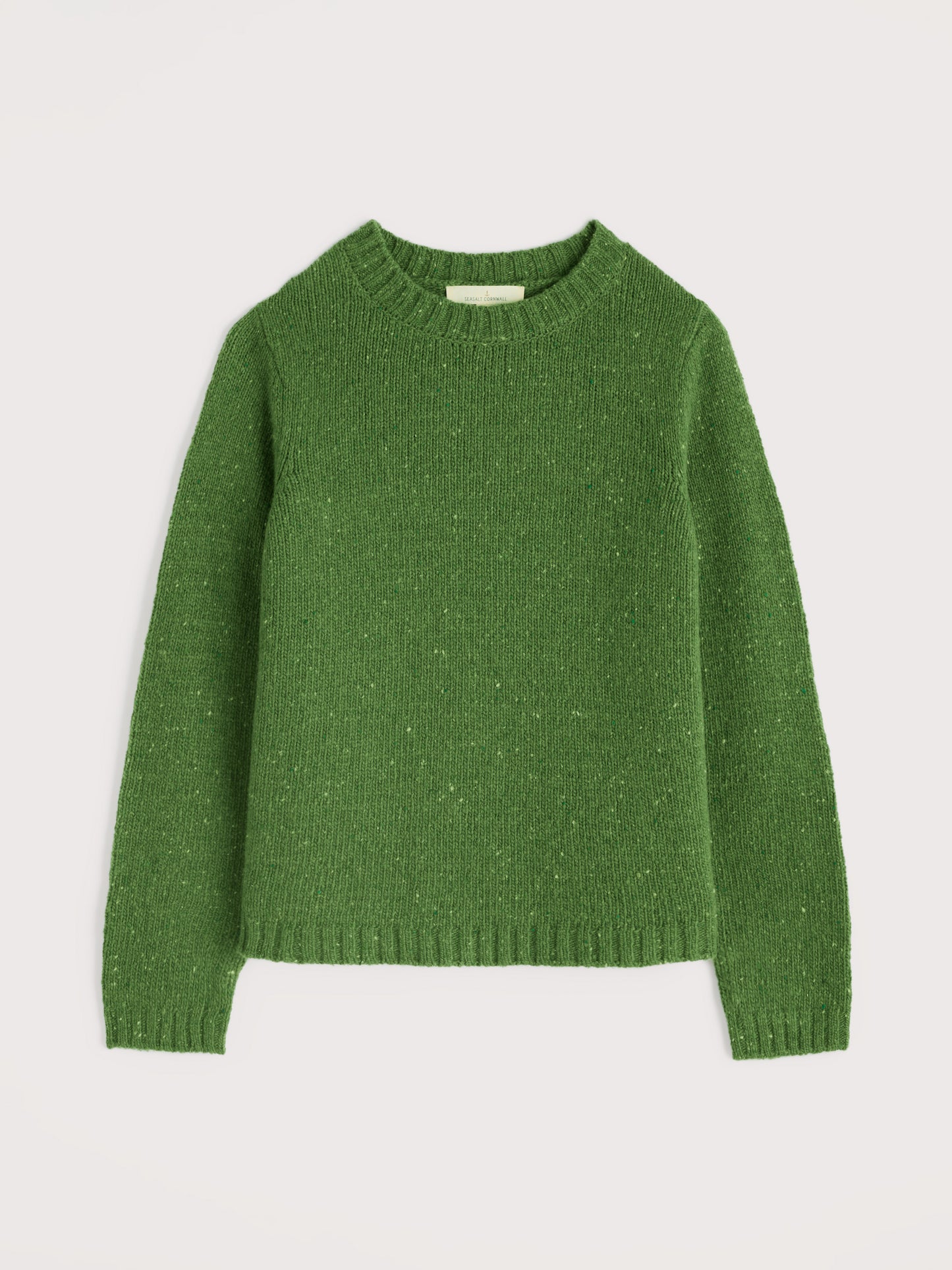 SEASALT CORNWALL - Dawson Pick Merino Rich Jumper - Fern