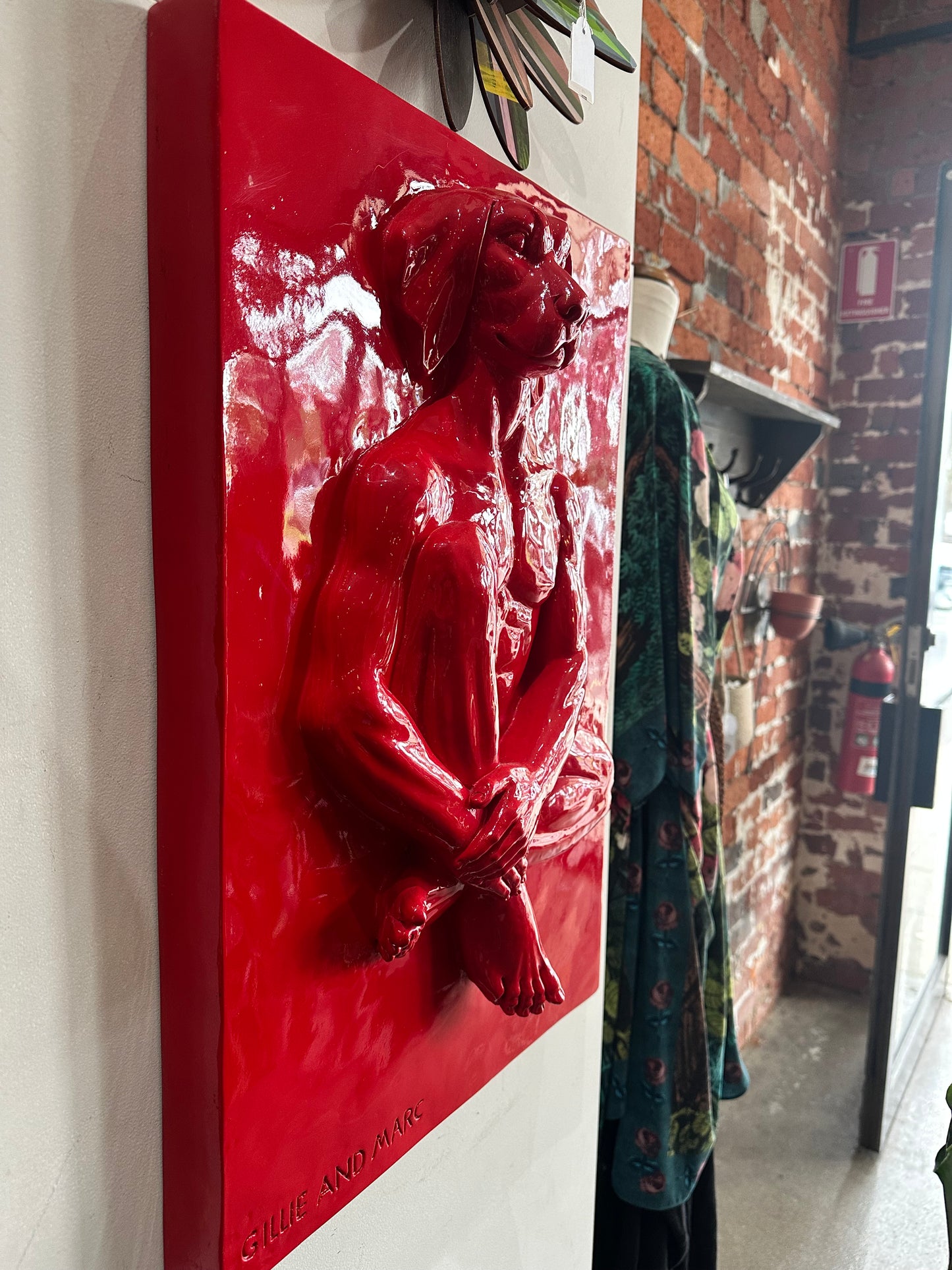 GILLIE & MARC -Dogman Resin Wall Hanging