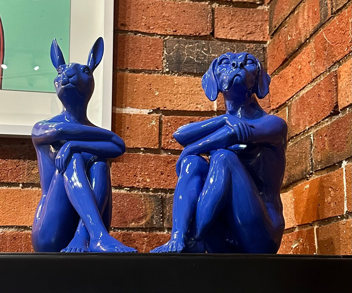 Cool City Bunny & Cool City Pup Blue set (Resin Sculpture) - Gillie and Marc