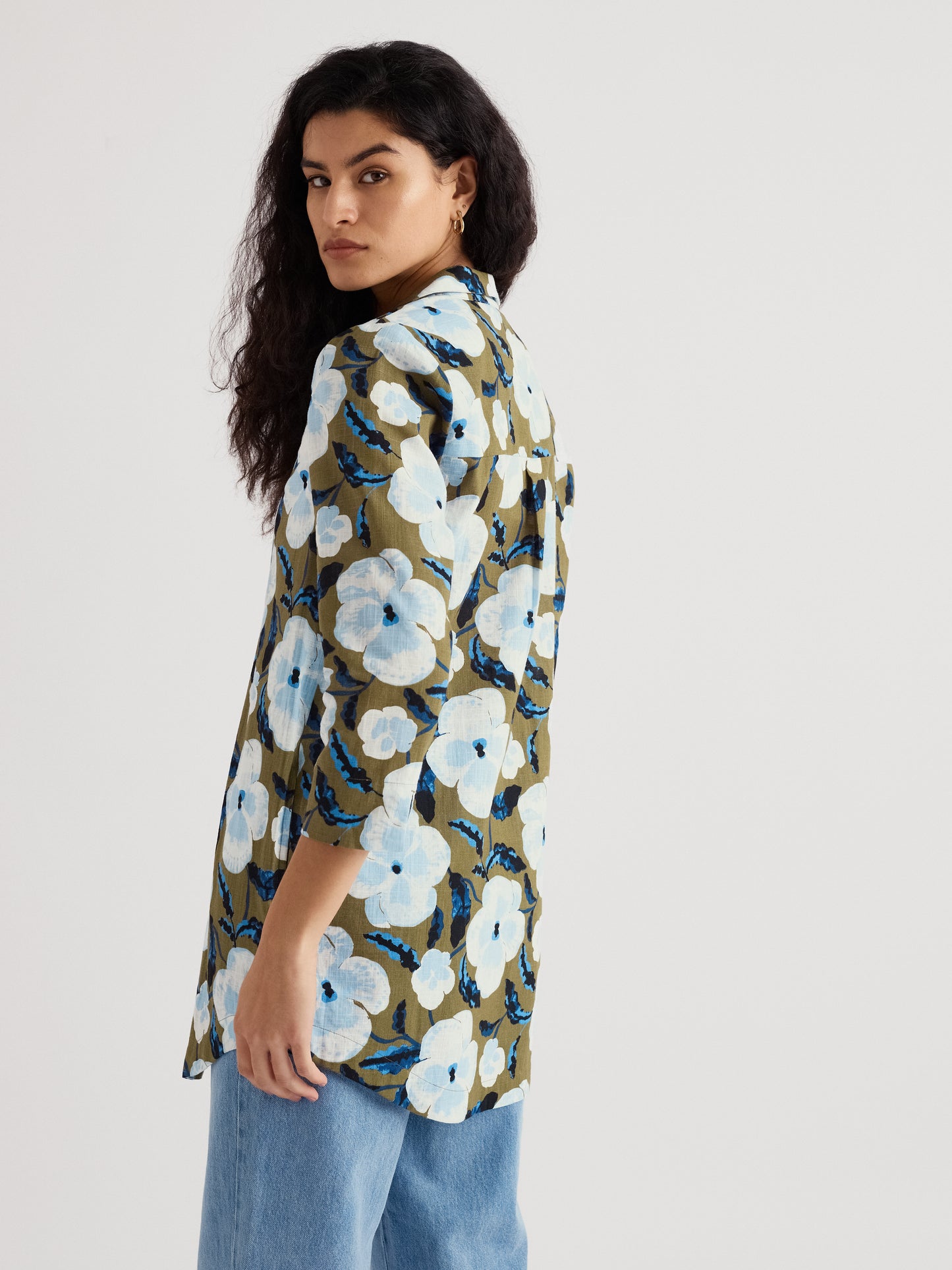 SEASALT CORNWALL - Fal Water Tunic - Spring Pansy Seagrass