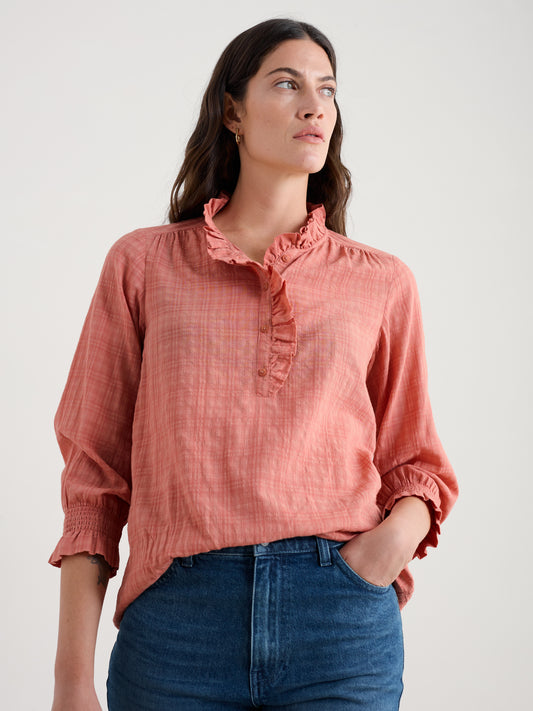 SEASALT CORNWALL - Feather Star Top - Dusty Rose