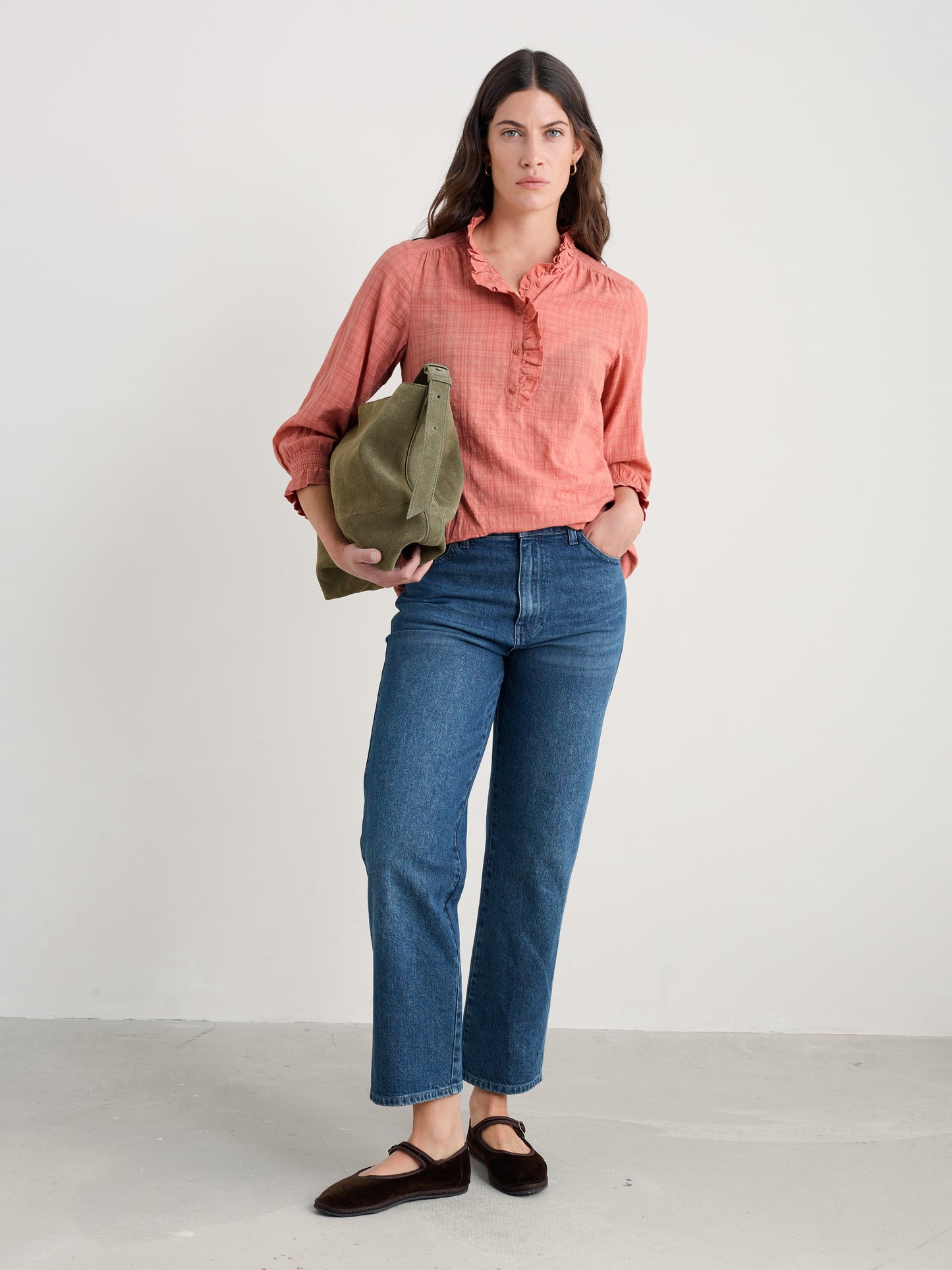 SEASALT CORNWALL - Feather Star Top - Dusty Rose