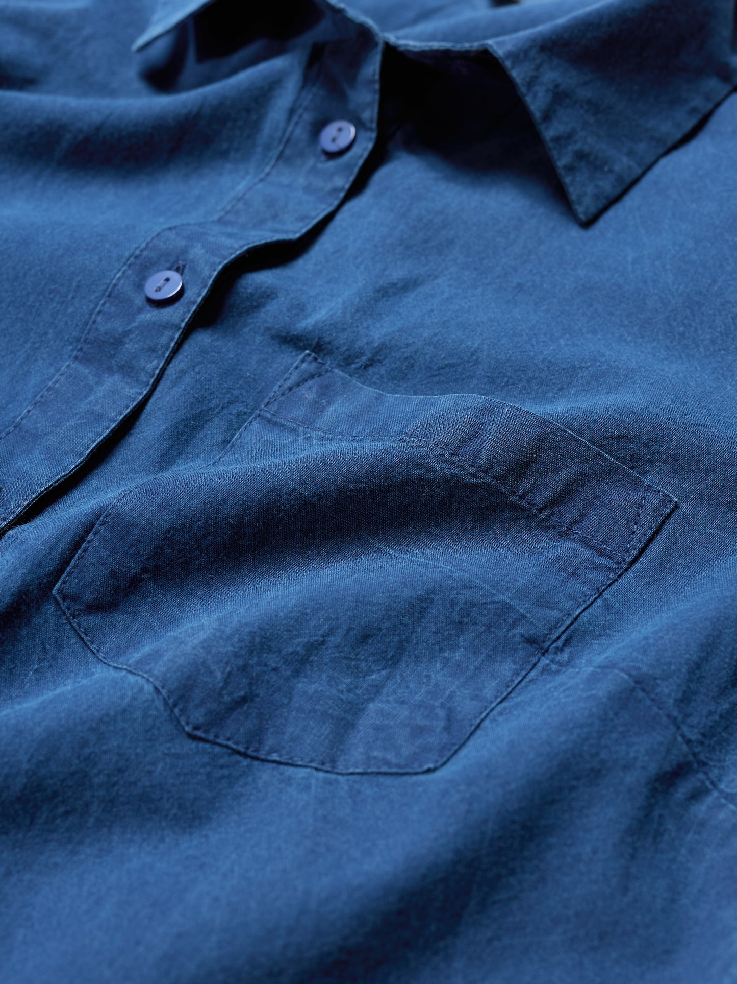 SEASALT CORNWALL - Isla Semi-Fitted Shirt - Mid Indigo