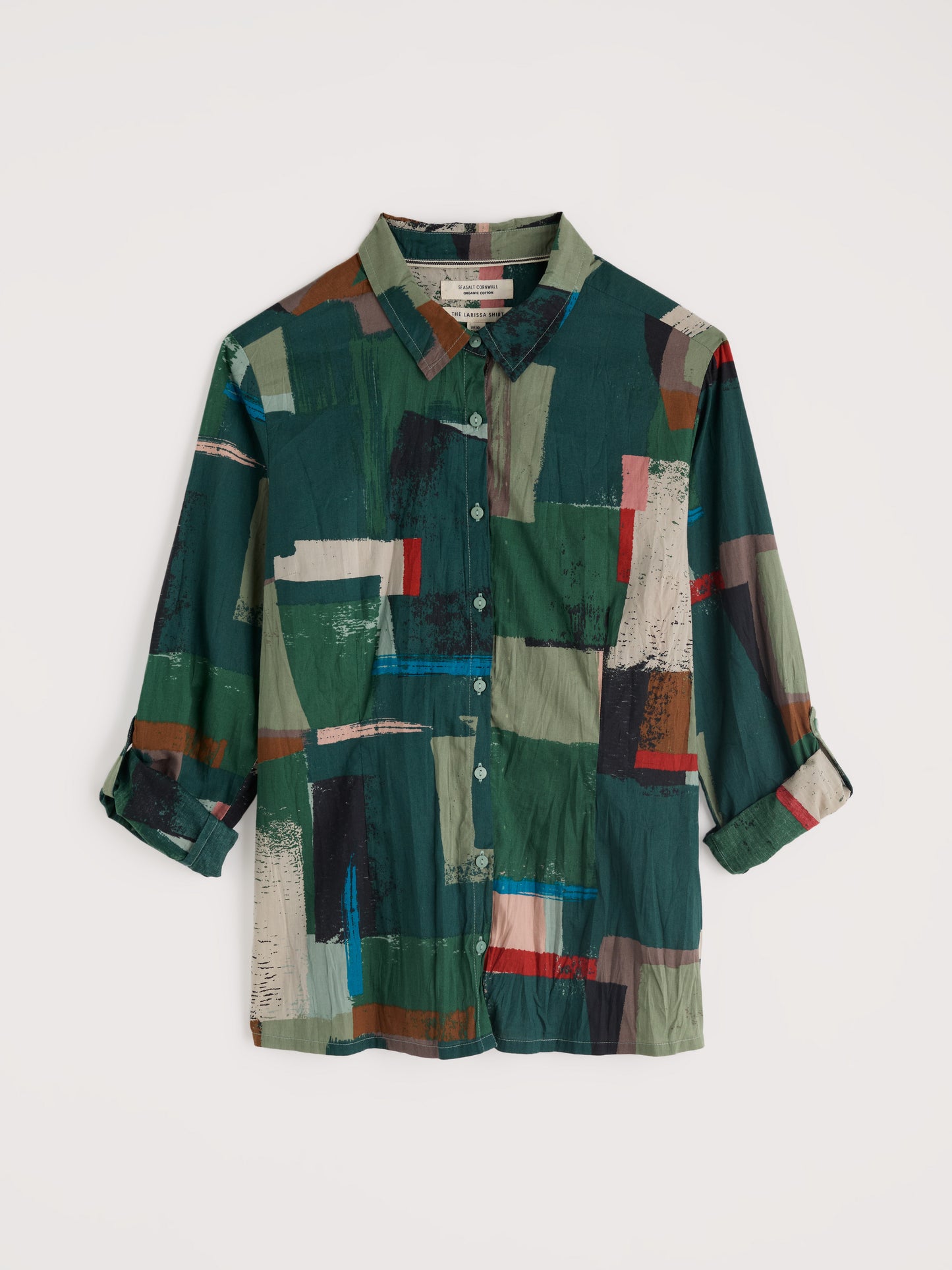 SEASALT CORNWALL - Larissa Shirt - Aerial Field Coppice