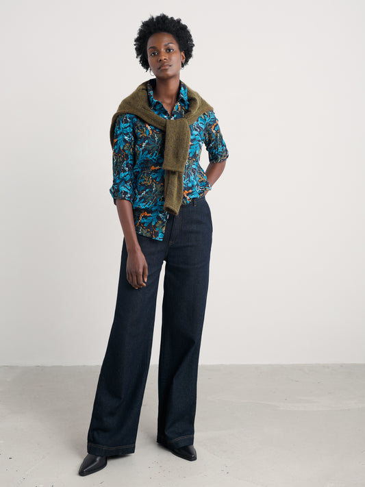 SEASALT CORNWALL - Larissa Shirt -Floating Fronds Maritime