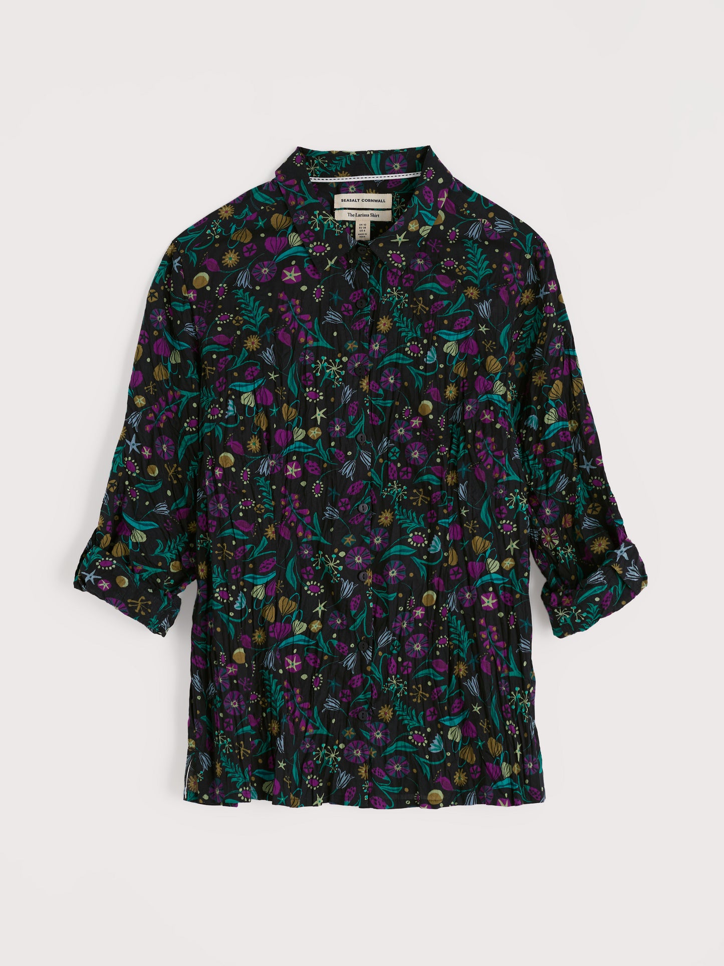 SEASALT CORNWALL - Larissa Shirt - Illuminated Garden Onyx
