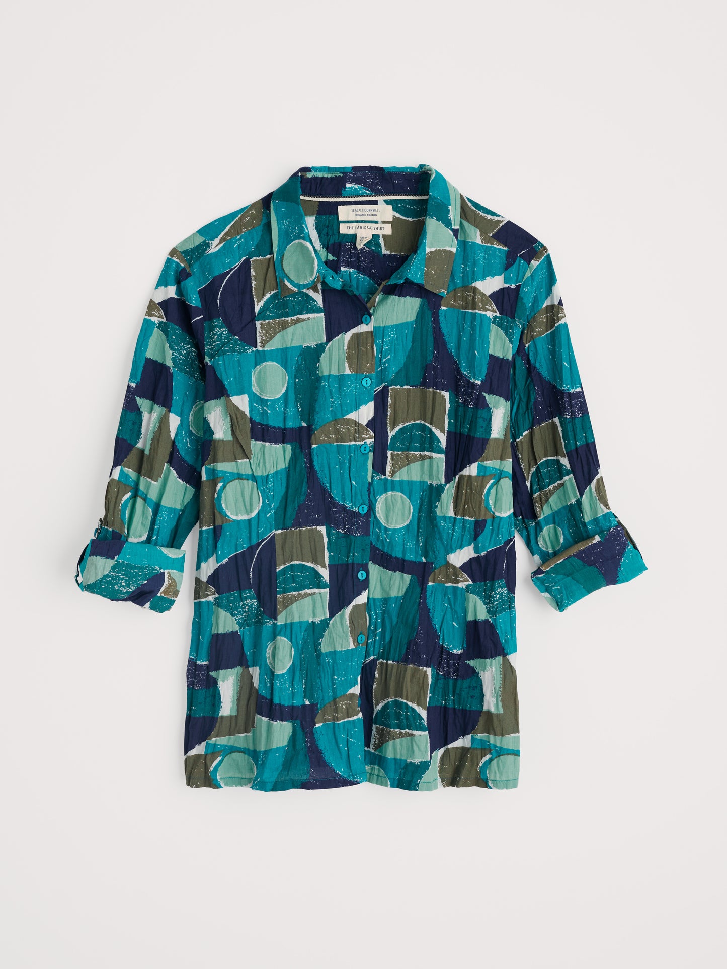 SEASALT CORNWALL - Larissa Shirt -Penwith Abstract Emulsion