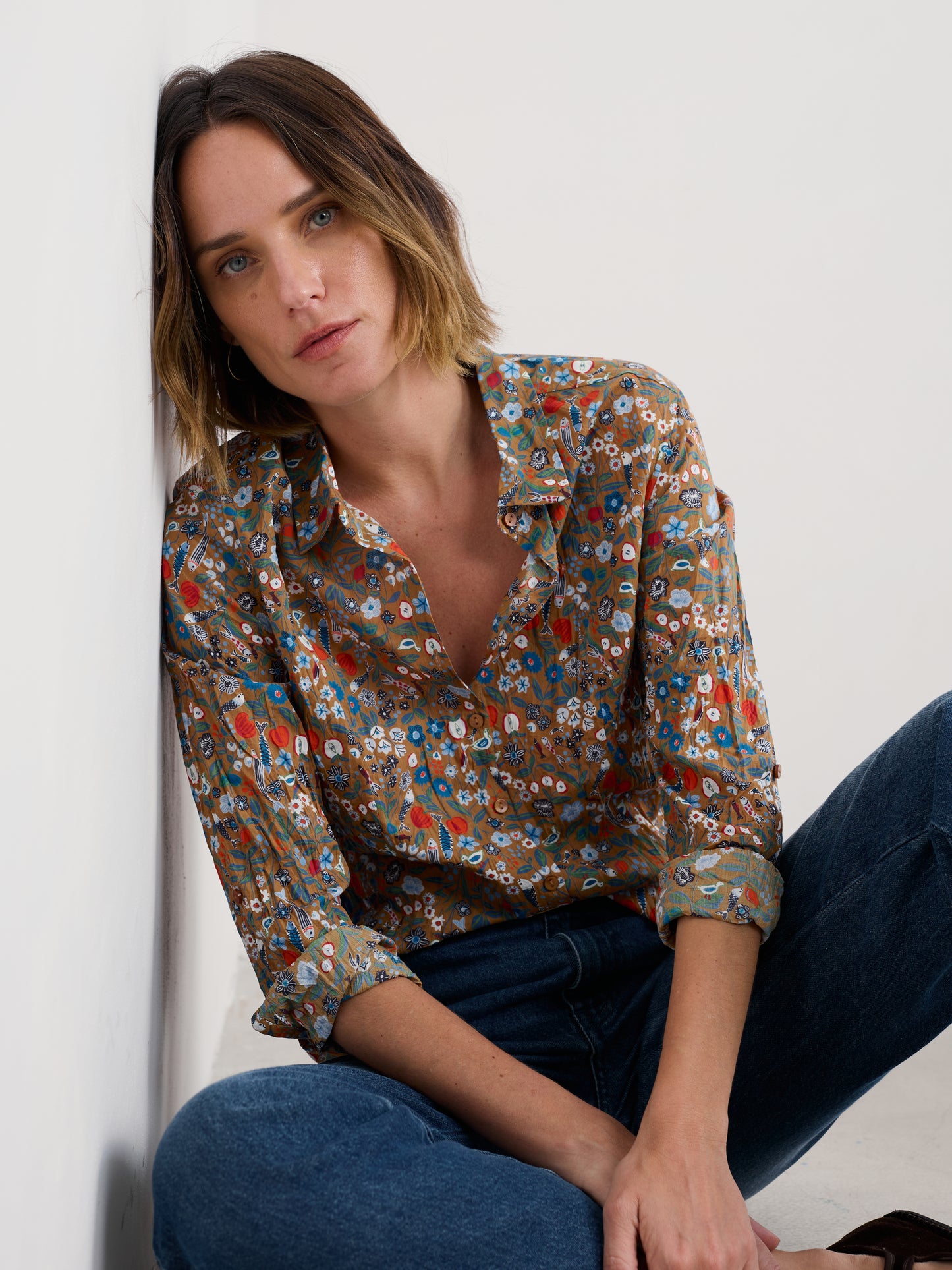 SEASALT CORNWALL - Larissa Shirt -Still Life Basket