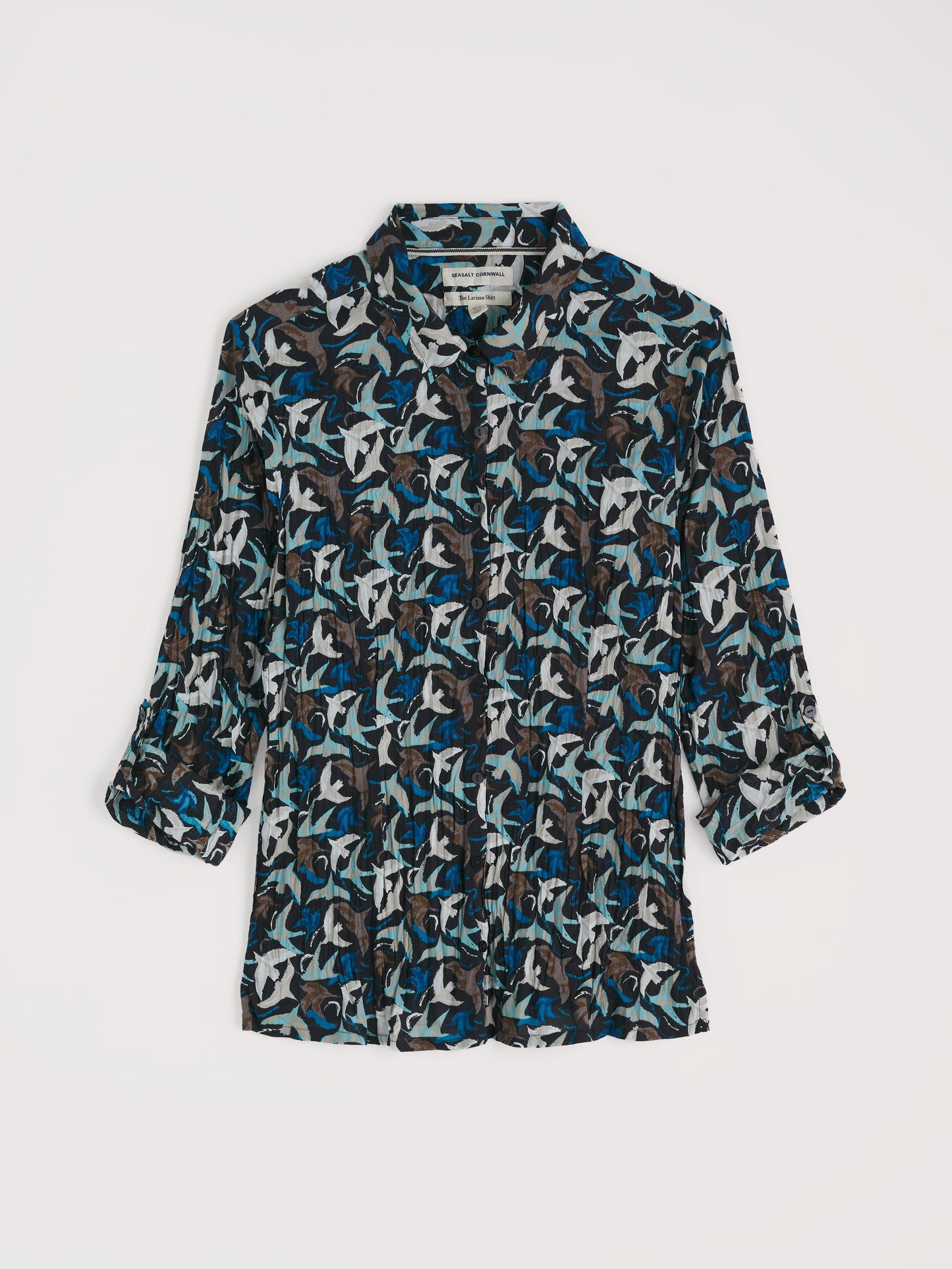 SEASALT CORNWALL - Larissa Shirt - Swooping Birds Onyx