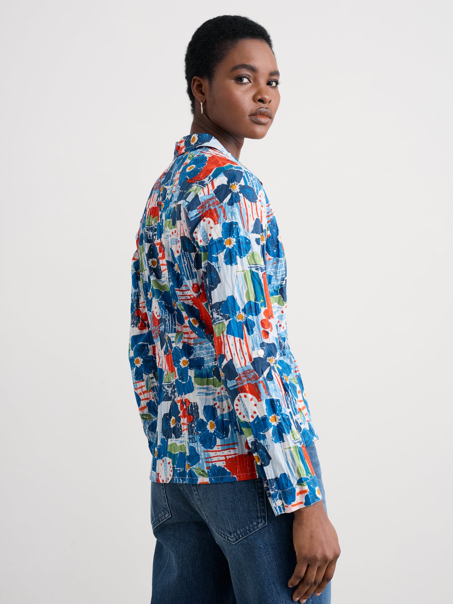 SEASALT CORNWALL - Larissa Shirt -Table Sketch Chalk