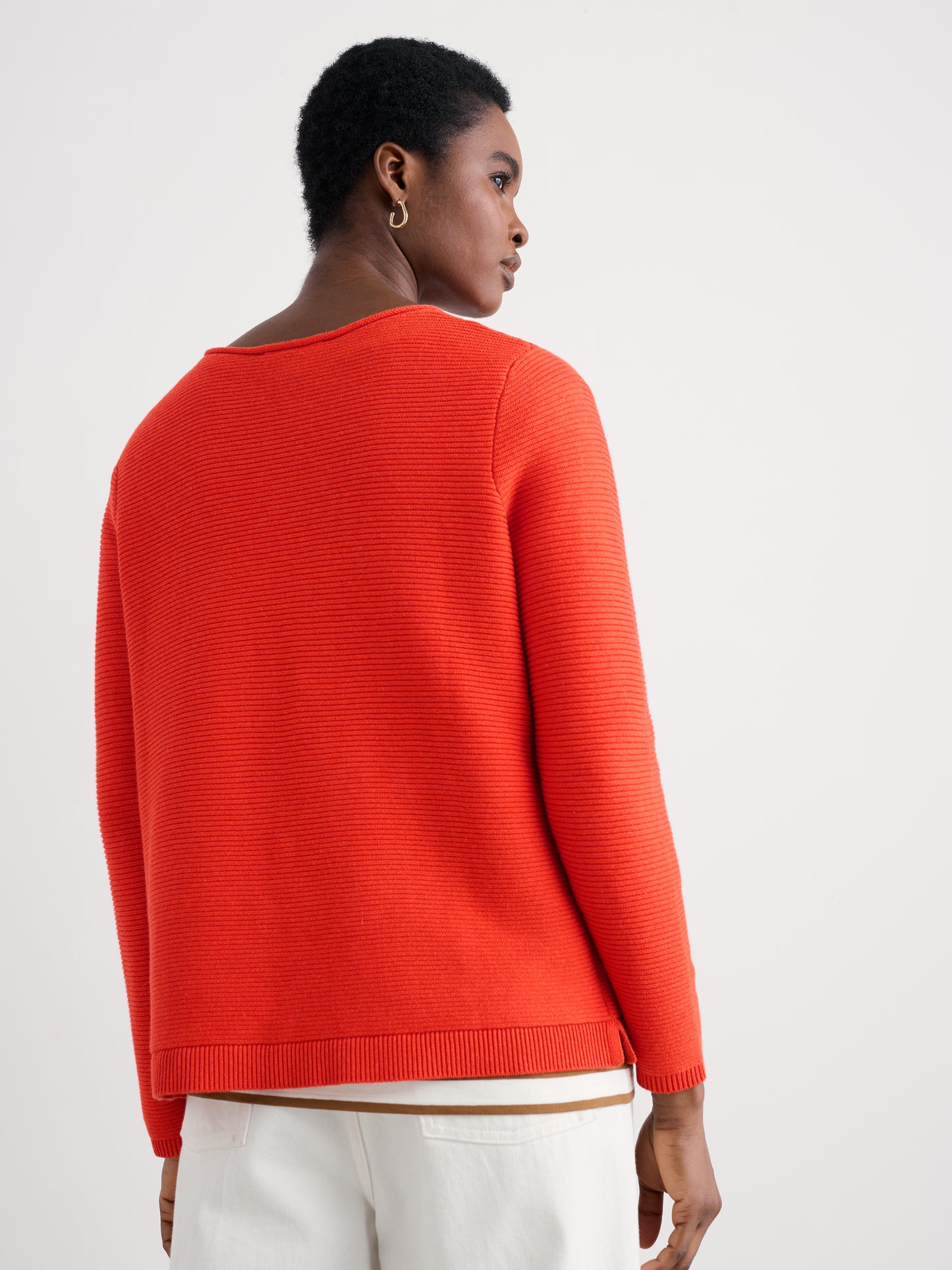 SEASALT CORNWALL - Makers Cotton Jumper - Mandarin