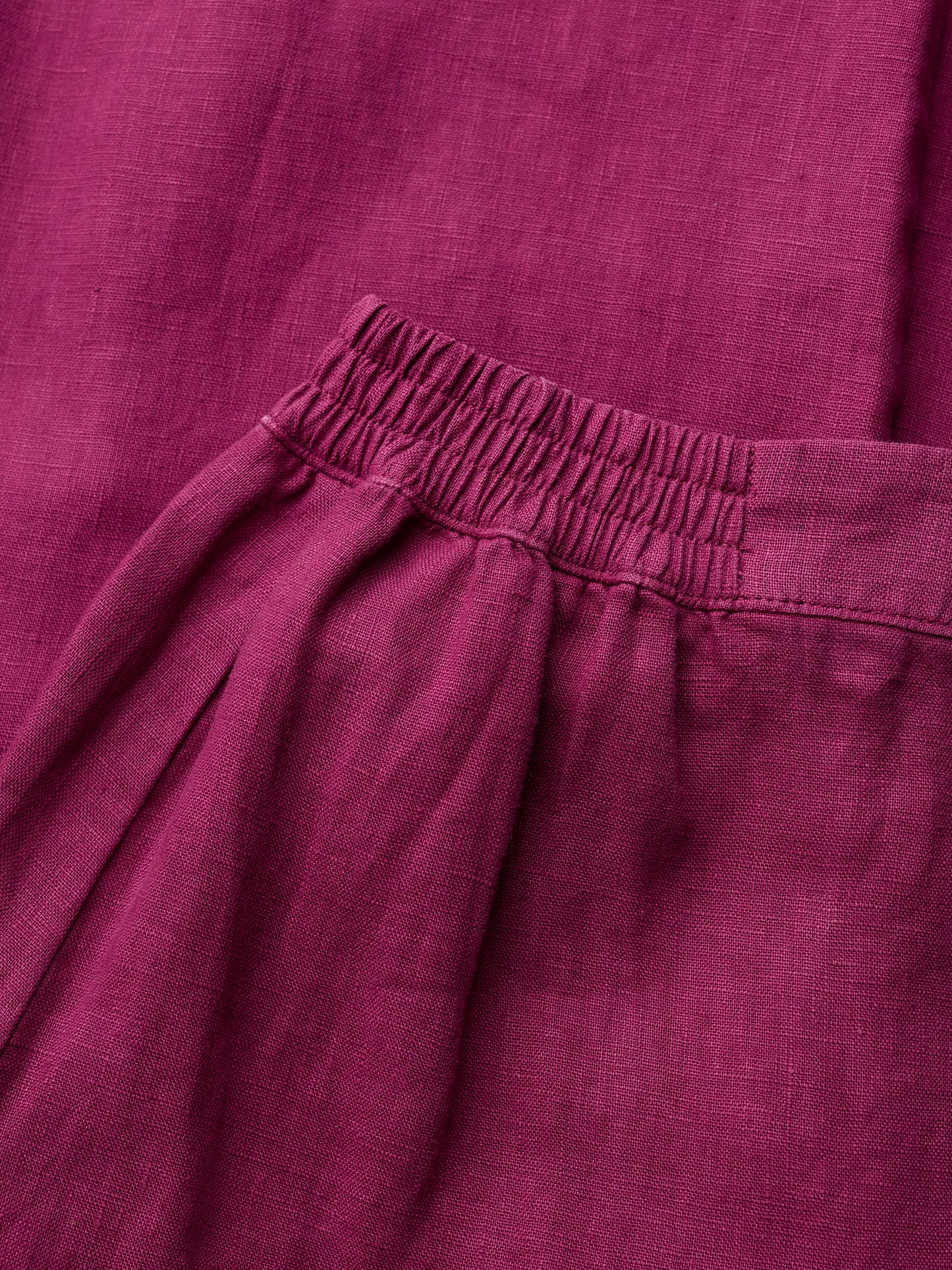 SEASALT CORNWALL - Merrivale Linen Culottes - Dark Freesia