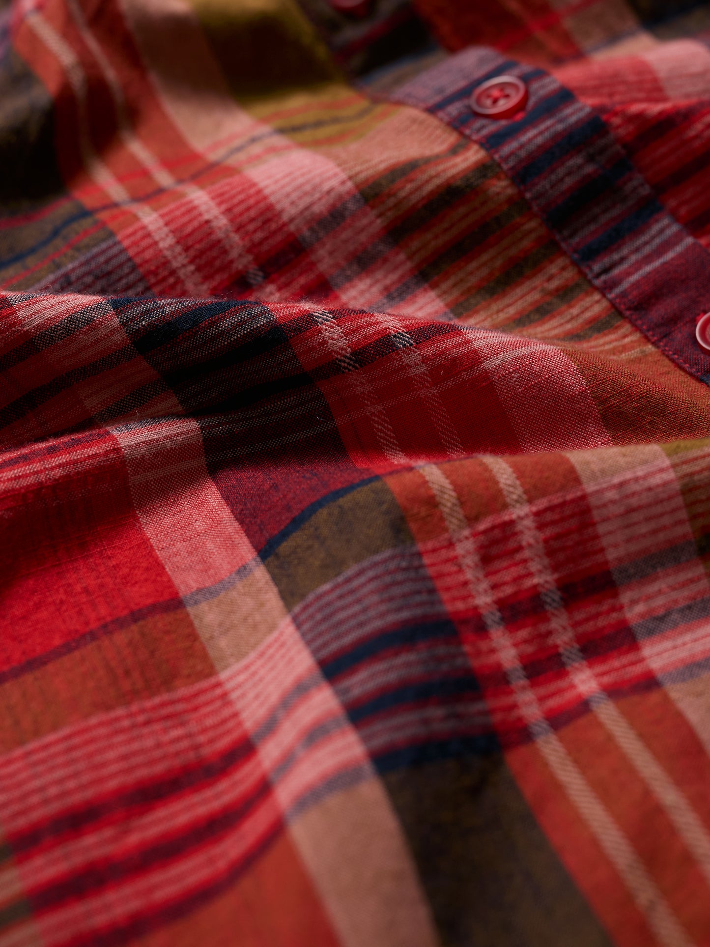 SEASALT CORNWALL -Moor Grass A-Line Shirt - Spring Squall Squash