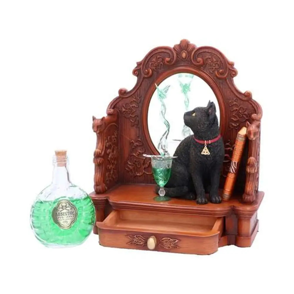 Absinthe Cat Figurine by Lisa Parker