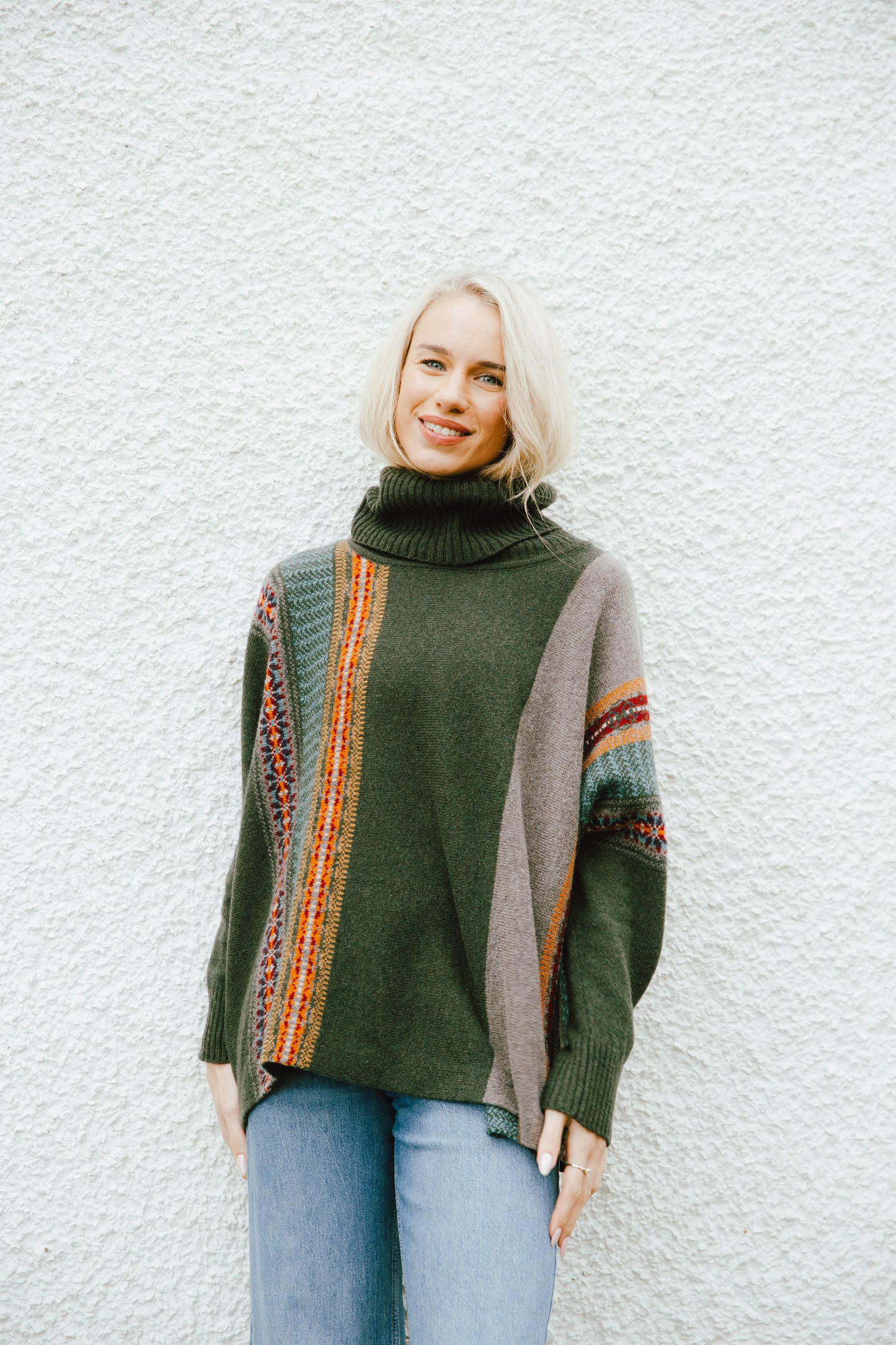 ERIBÉ Knitwear - Bracken Montrose Cowl Sweater 100% Merino Lambswool